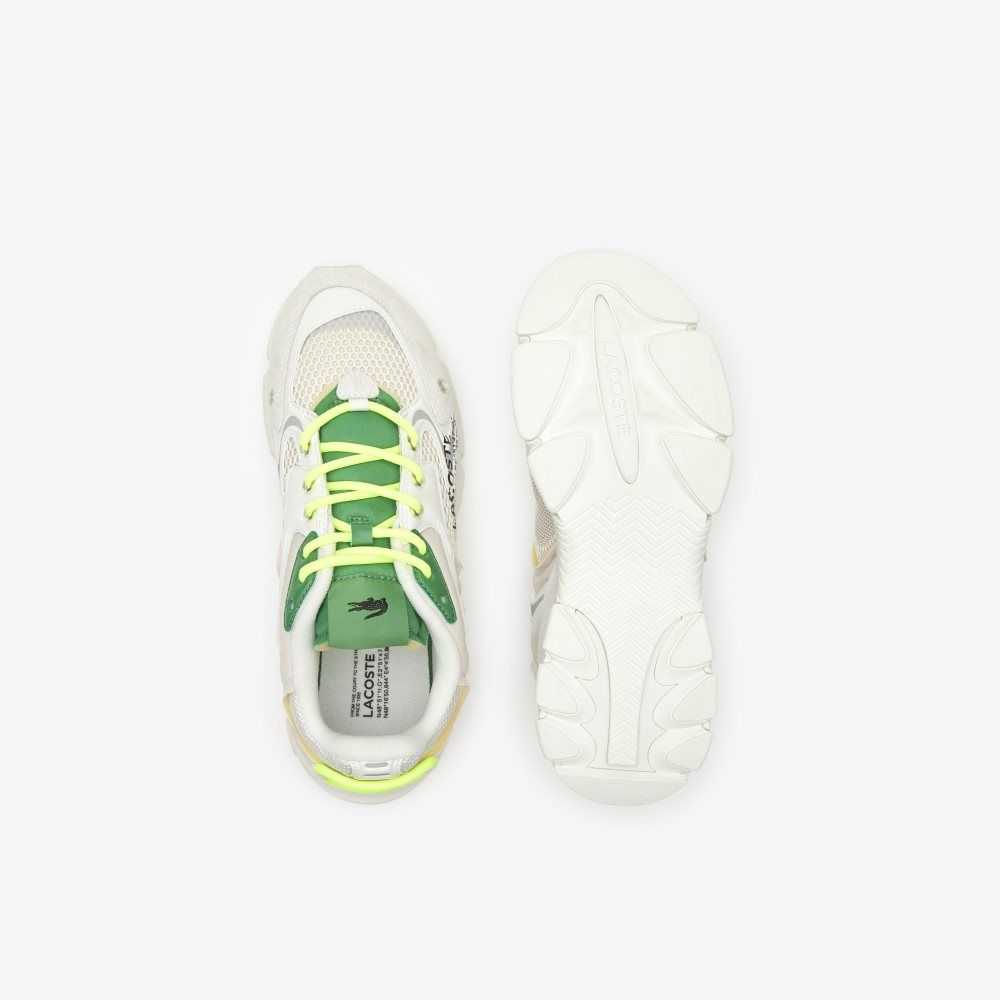 Lacoste L003 Neo Sneakers Off Wht/Grn | NLX-569208