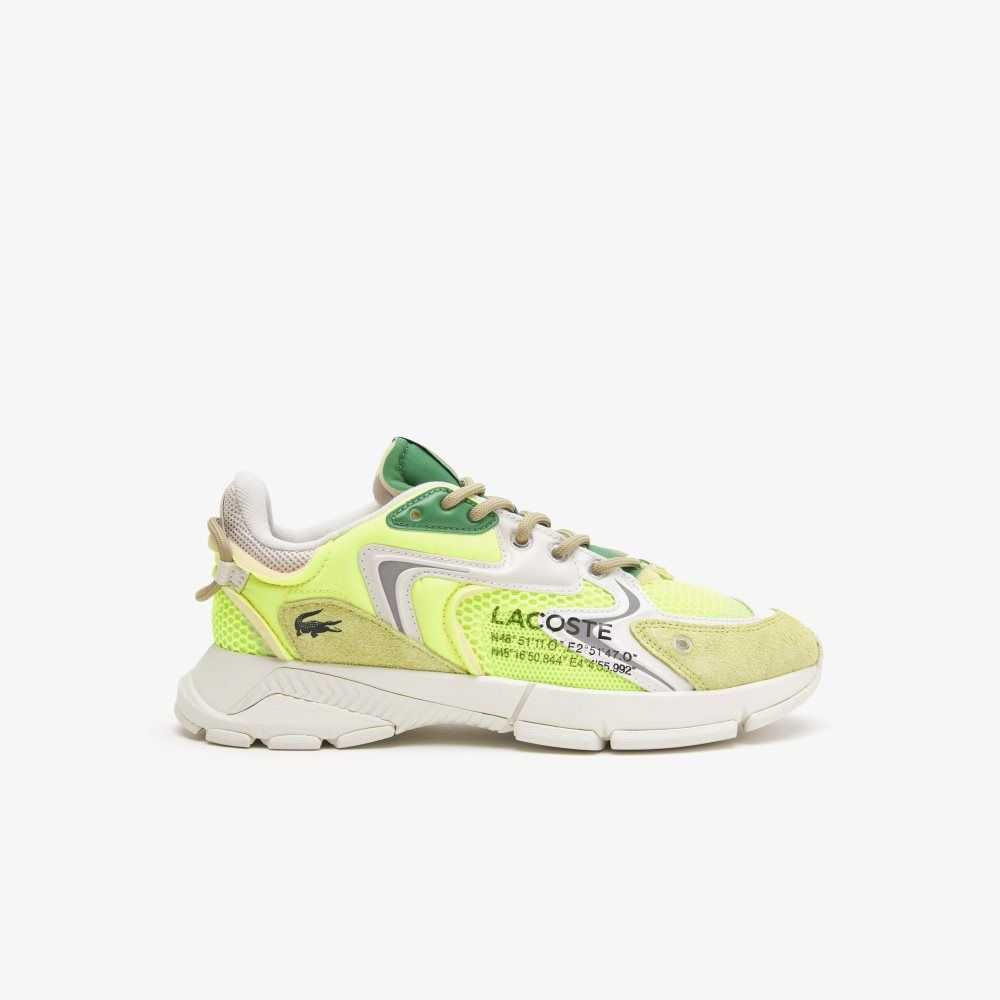 Lacoste L003 Neo Sneakers Ylw/Off Wht | XTP-106523