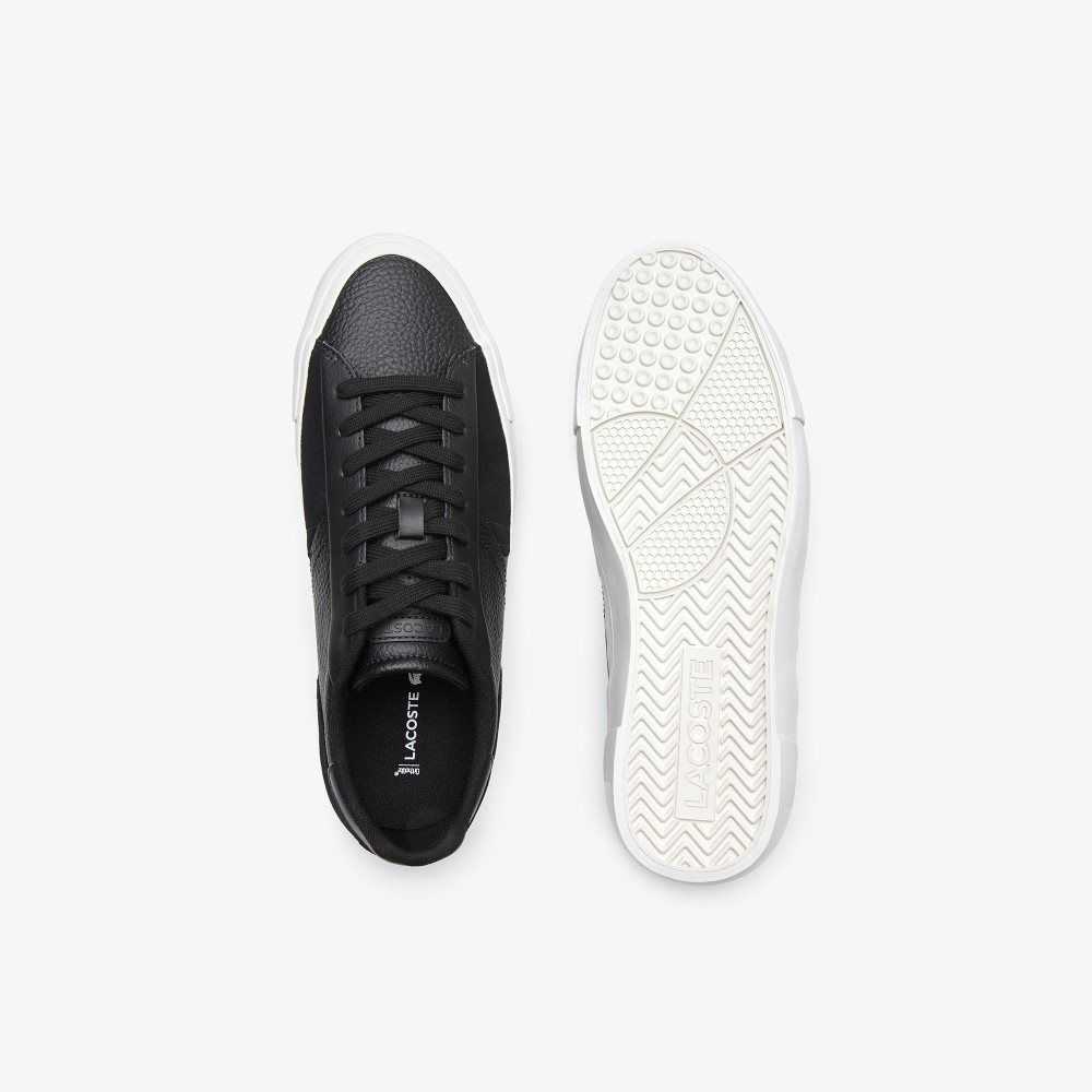 Lacoste L006 Leather Sneakers Black/White | PCR-015689