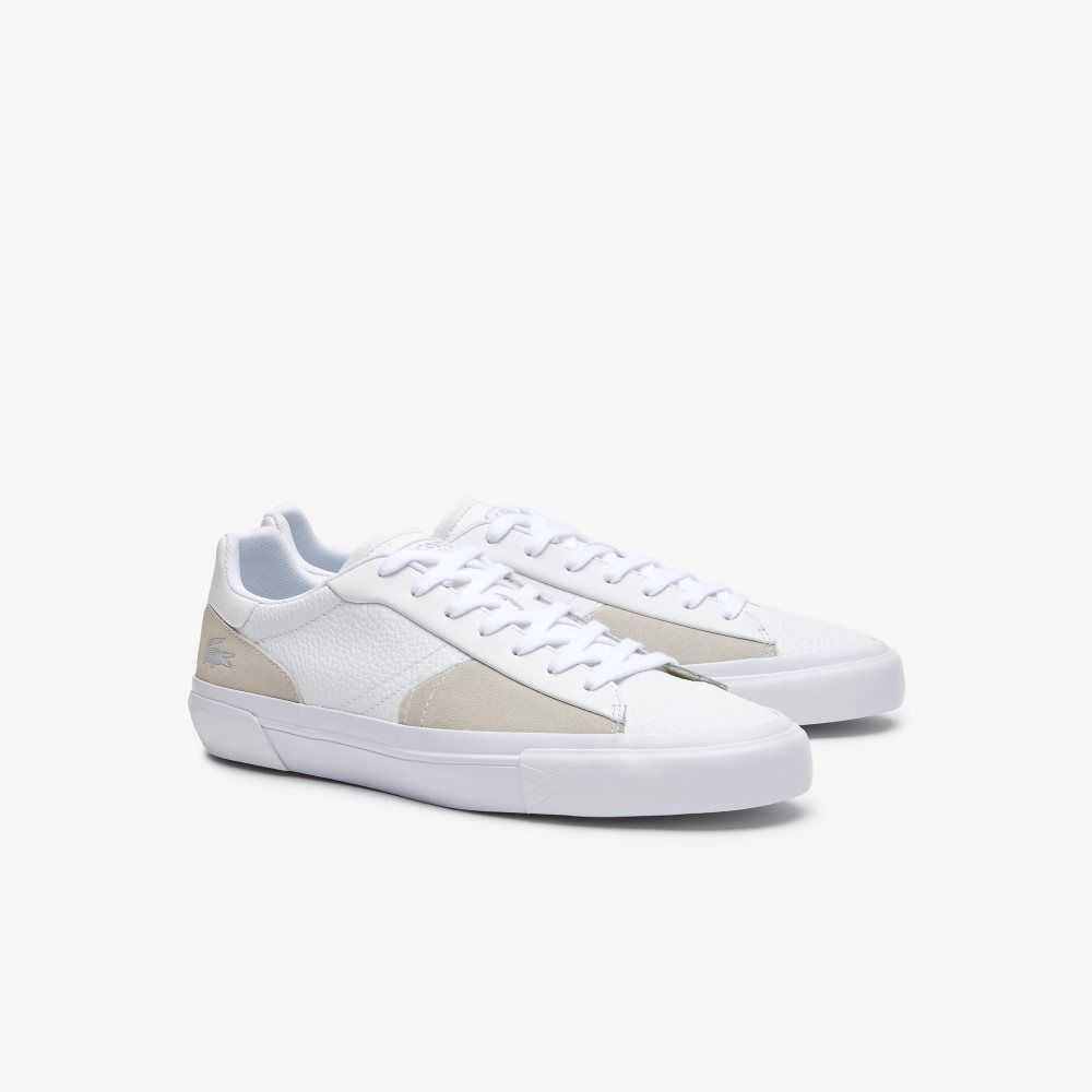 Lacoste L006 Leather Sneakers White/White | LXW-851476