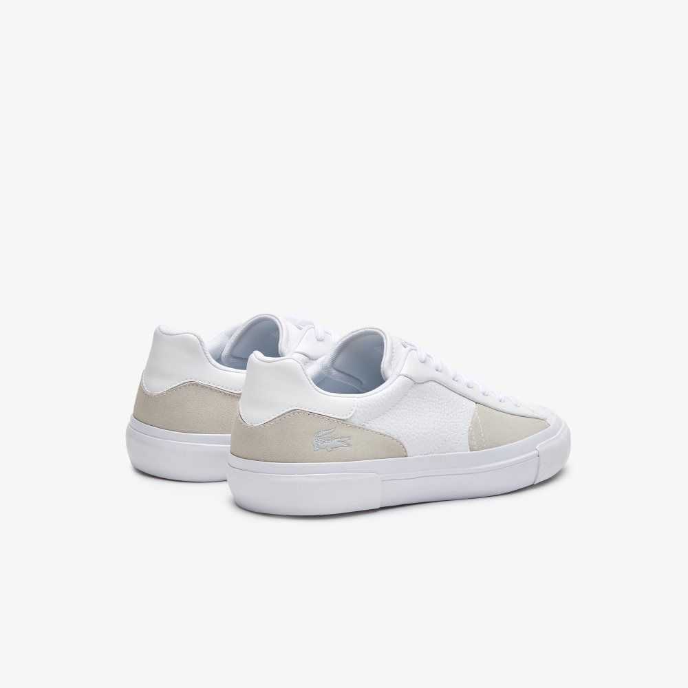 Lacoste L006 Leather Sneakers White/White | LXW-851476