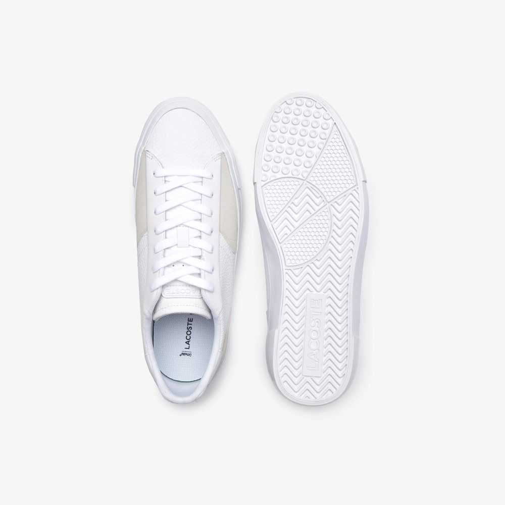 Lacoste L006 Leather Sneakers White/White | LXW-851476