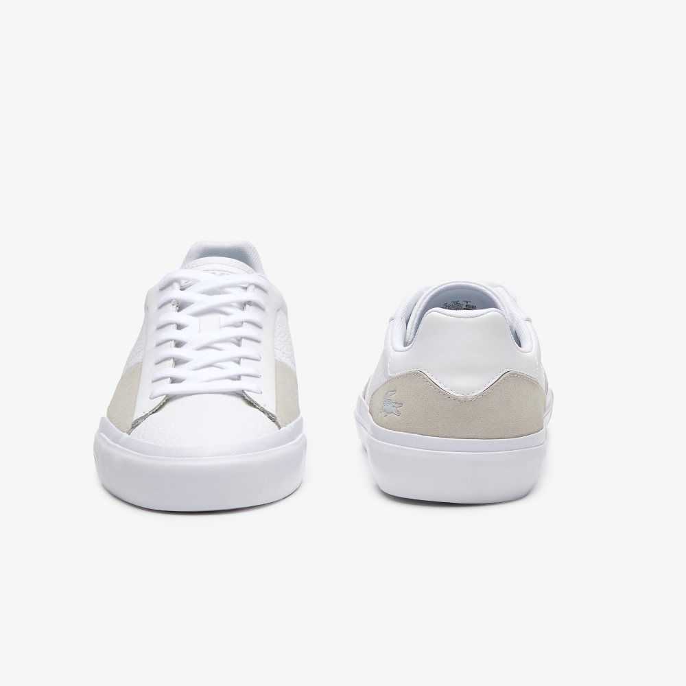 Lacoste L006 Leather Sneakers White/White | LXW-851476