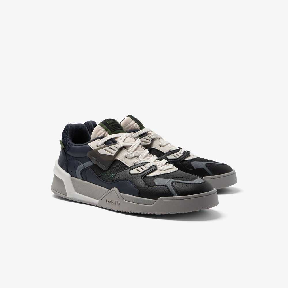 Lacoste LT125 Leather Sneakers Blk/Nvy | WVR-694708