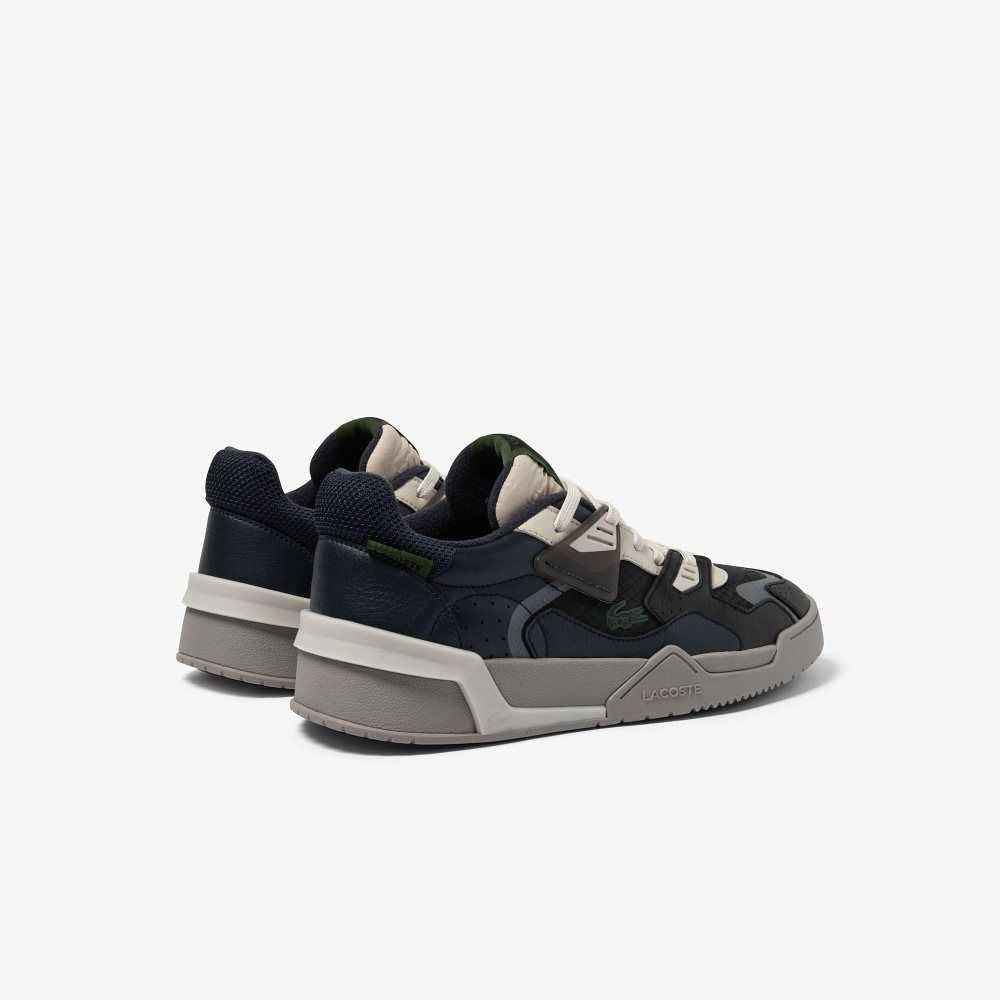 Lacoste LT125 Leather Sneakers Blk/Nvy | WVR-694708