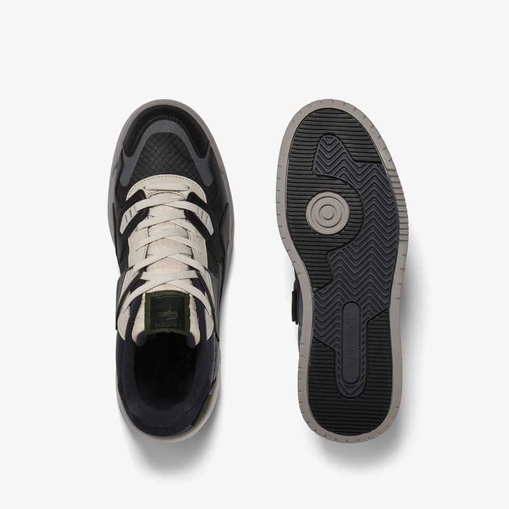 Lacoste LT125 Leather Sneakers Blk/Nvy | WVR-694708