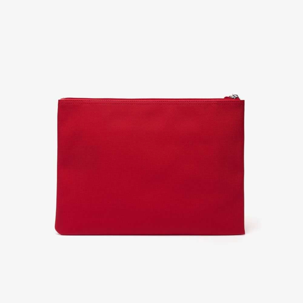 Lacoste L.12.12 Clutch Purse High Risk Red | JAW-358417