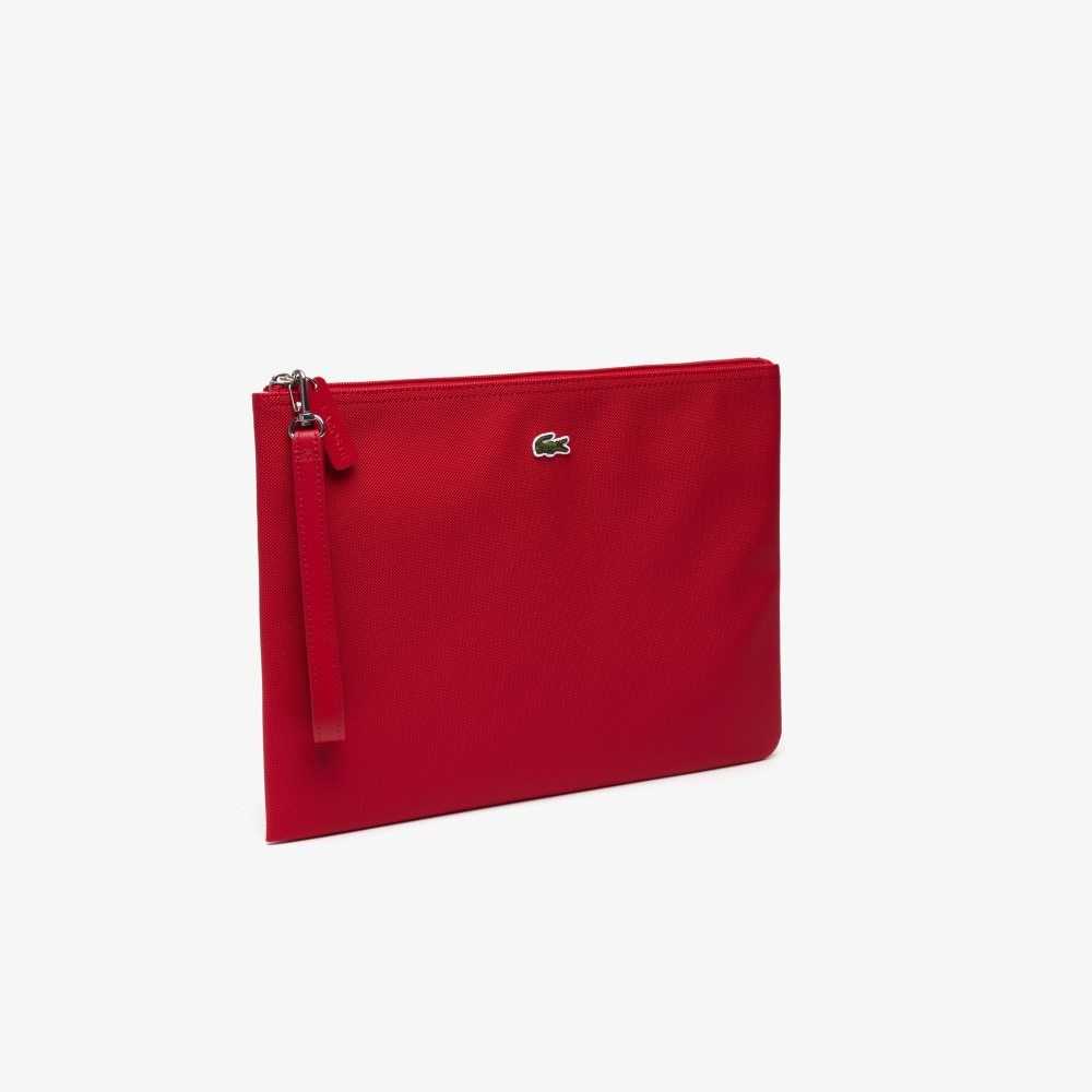 Lacoste L.12.12 Clutch Purse High Risk Red | JAW-358417