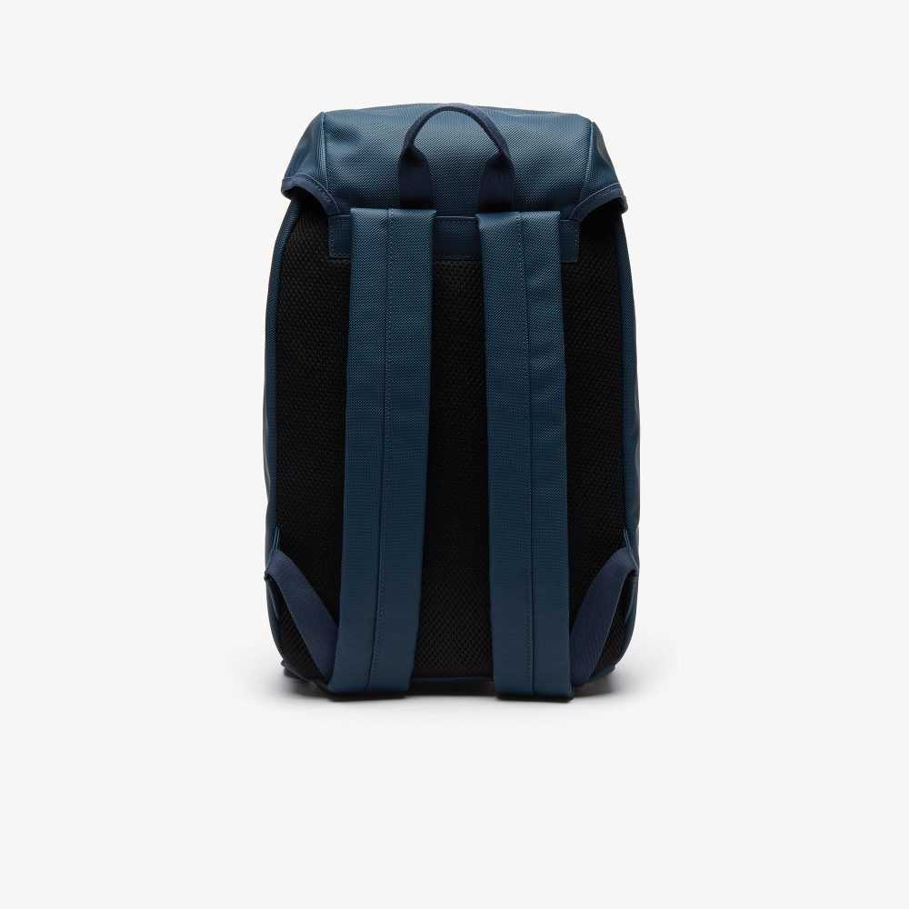 Lacoste L.12.12 Concept Flap Coated Canvas Backpack Charron | JCV-302457