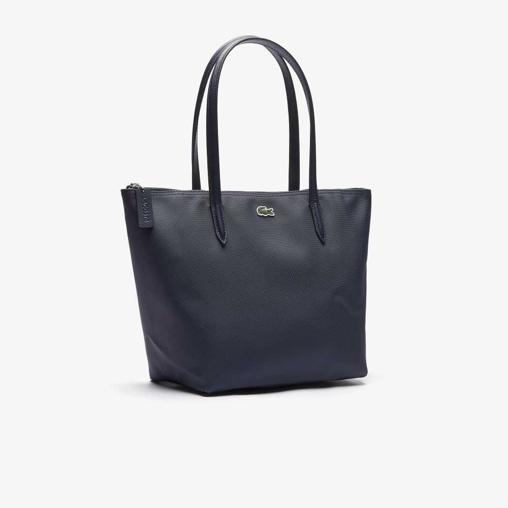 Lacoste L.12.12 Concept Small Zip Tote Bag Eclipse | LFY-138425