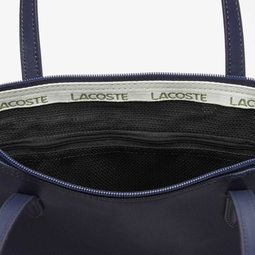 Lacoste L.12.12 Concept Small Zip Tote Bag Eclipse | LFY-138425