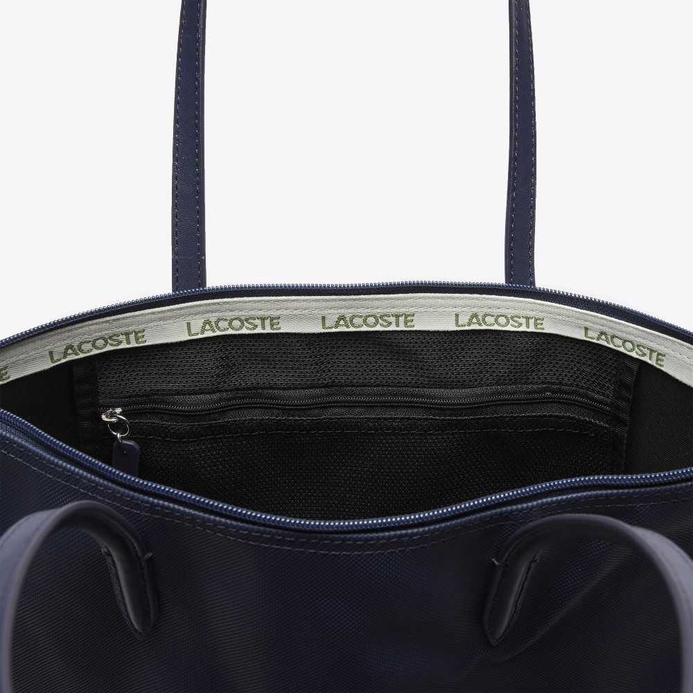 Lacoste L.12.12 Concept Vertical Zip Tote Bag Eclipse | FPL-845736