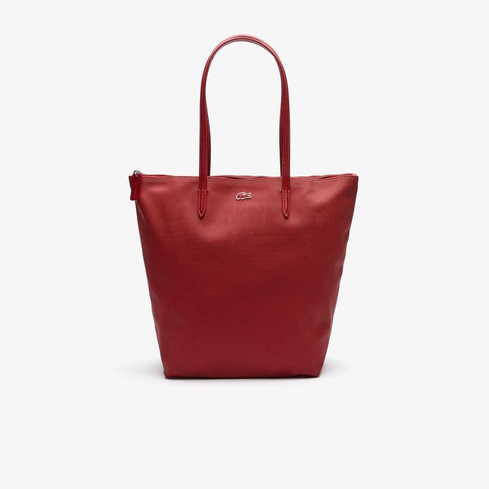 Lacoste L.12.12 Concept Vertical Zip Tote Bag Alizarine | SLW-198043