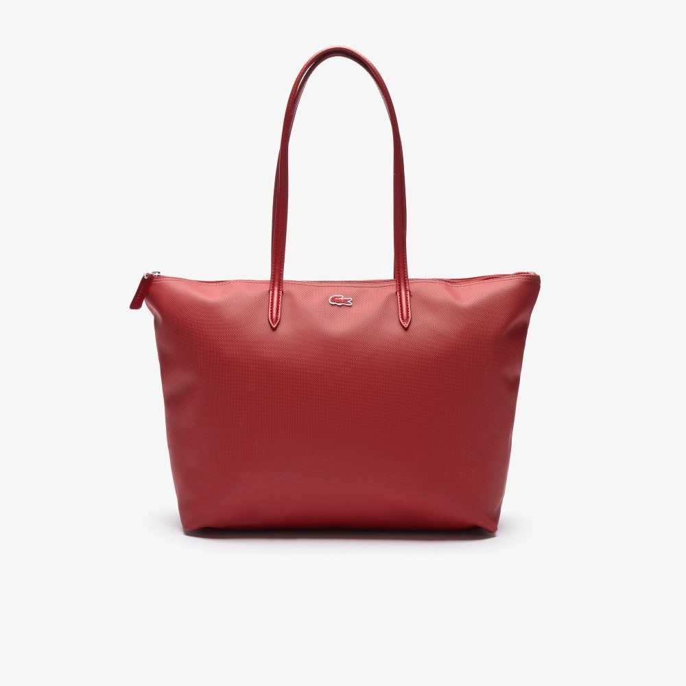 Lacoste L.12.12 Concept Zip Tote Bag Alizarine | PCY-860439