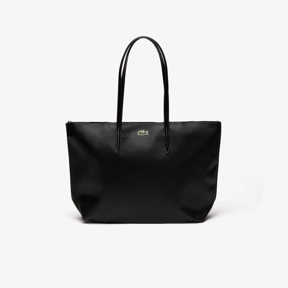 Lacoste L.12.12 Concept Zip Tote Bag Black | WVS-602358