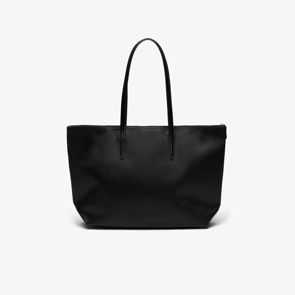 Lacoste L.12.12 Concept Zip Tote Bag Black | WVS-602358