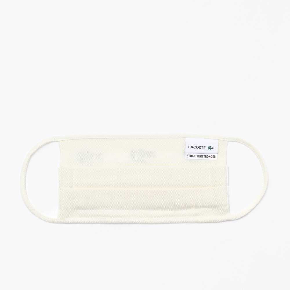 Lacoste L.12.12 Cotton Face Masks 3-Pack Green / White | JHT-807536