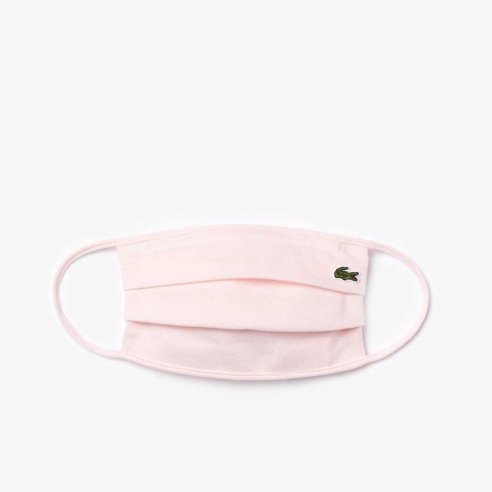 Lacoste L.12.12 Cotton Pique' Face Protection Mask Light Pink | SWV-914075