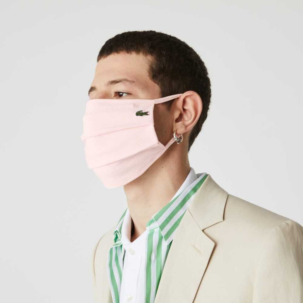 Lacoste L.12.12 Cotton Pique\' Face Protection Mask Light Pink | SWV-914075