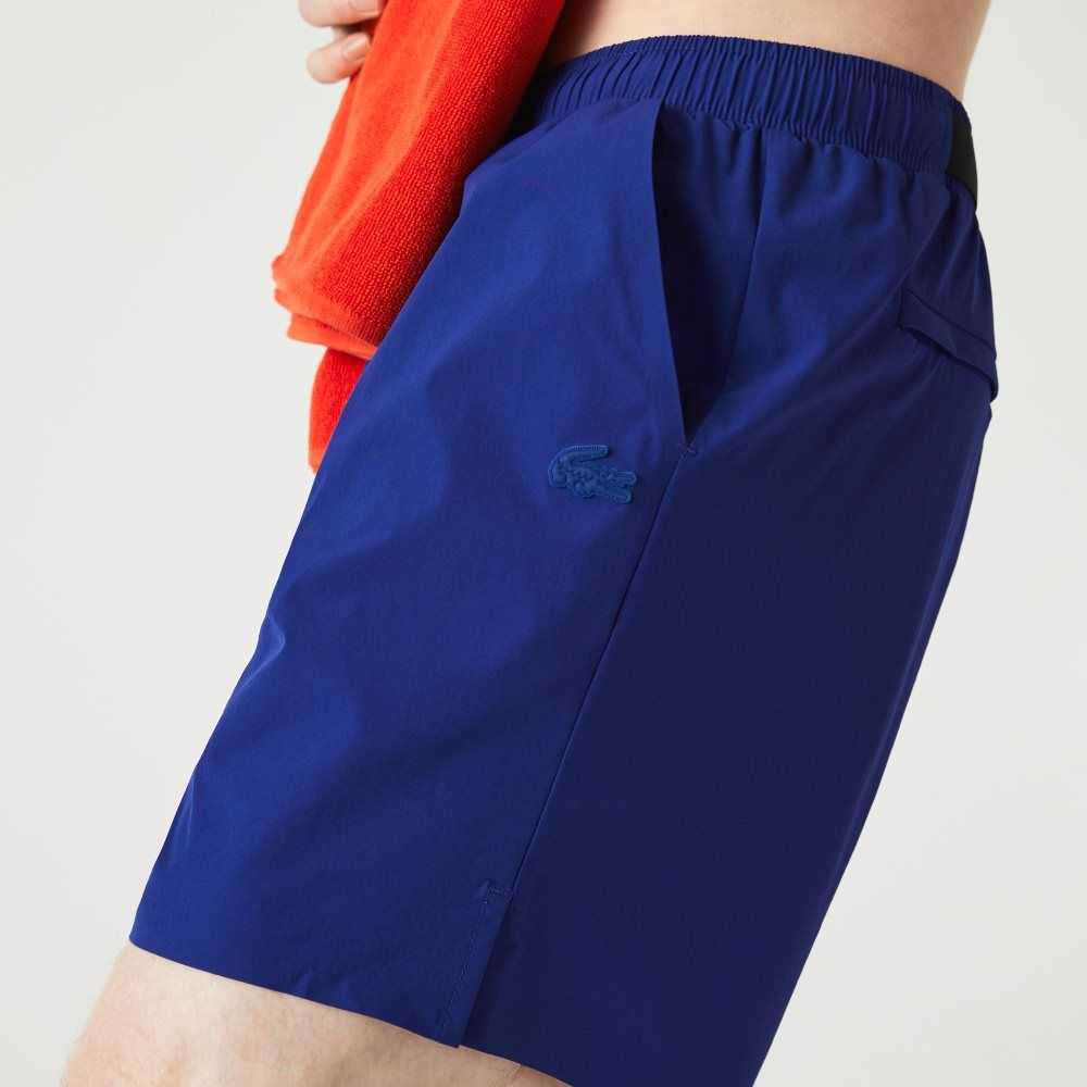 Lacoste Light Swim Trunks Blue | KWQ-086275