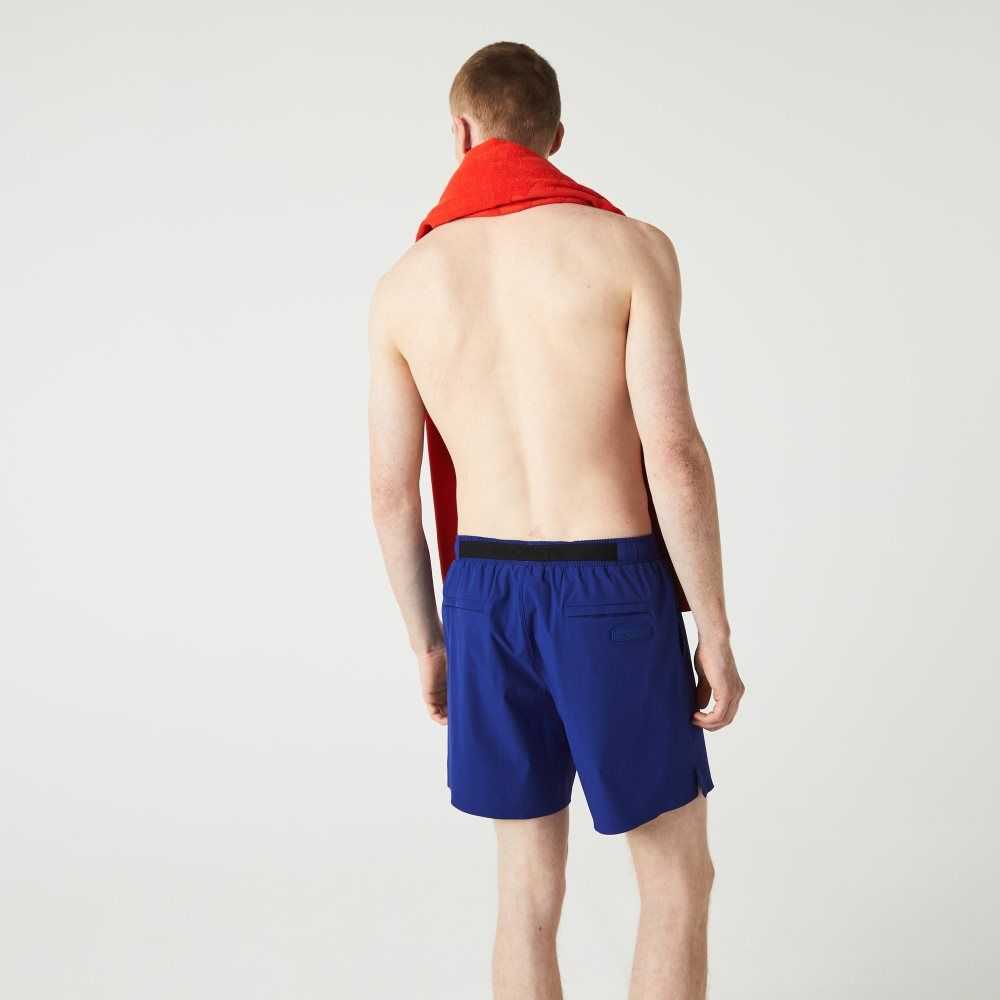 Lacoste Light Swim Trunks Blue | KWQ-086275