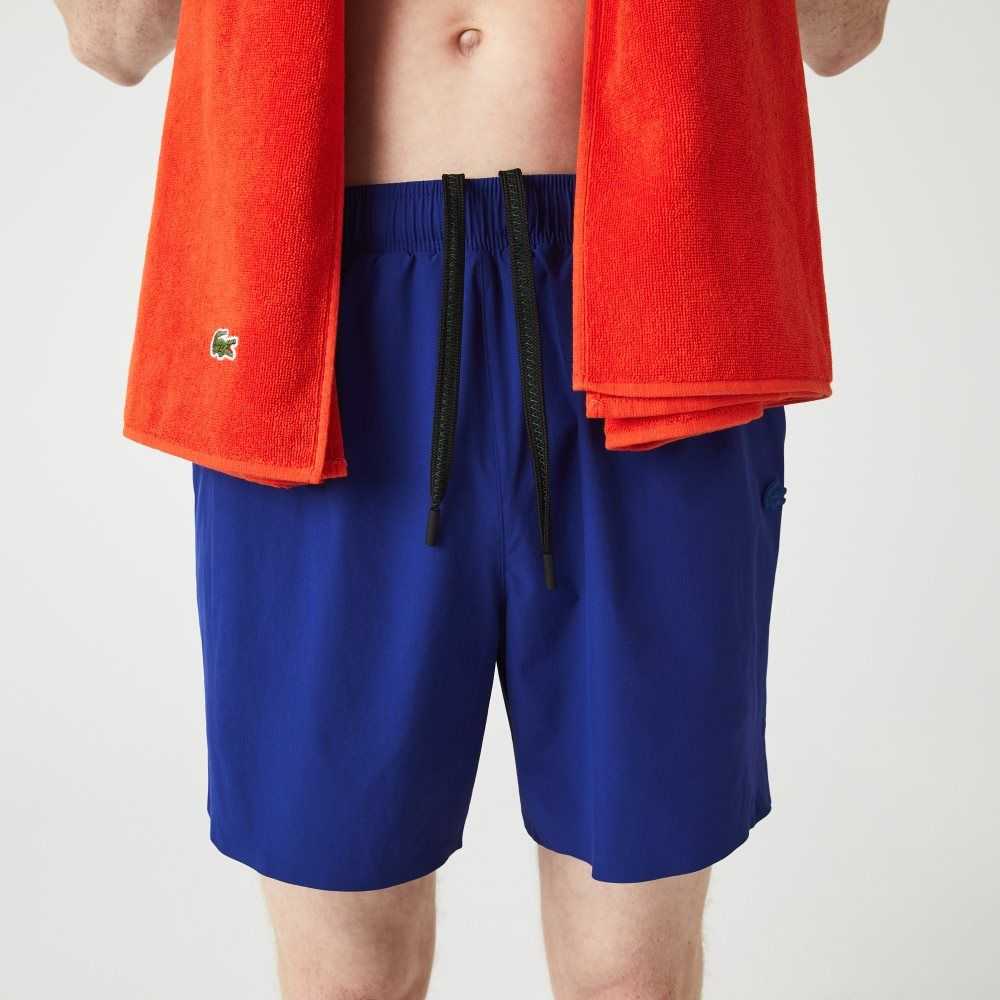 Lacoste Light Swim Trunks Blue | KWQ-086275