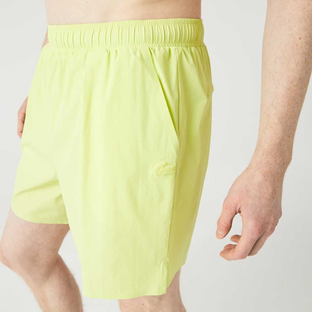 Lacoste Light Swim Trunks Flashy Yellow | JON-731024