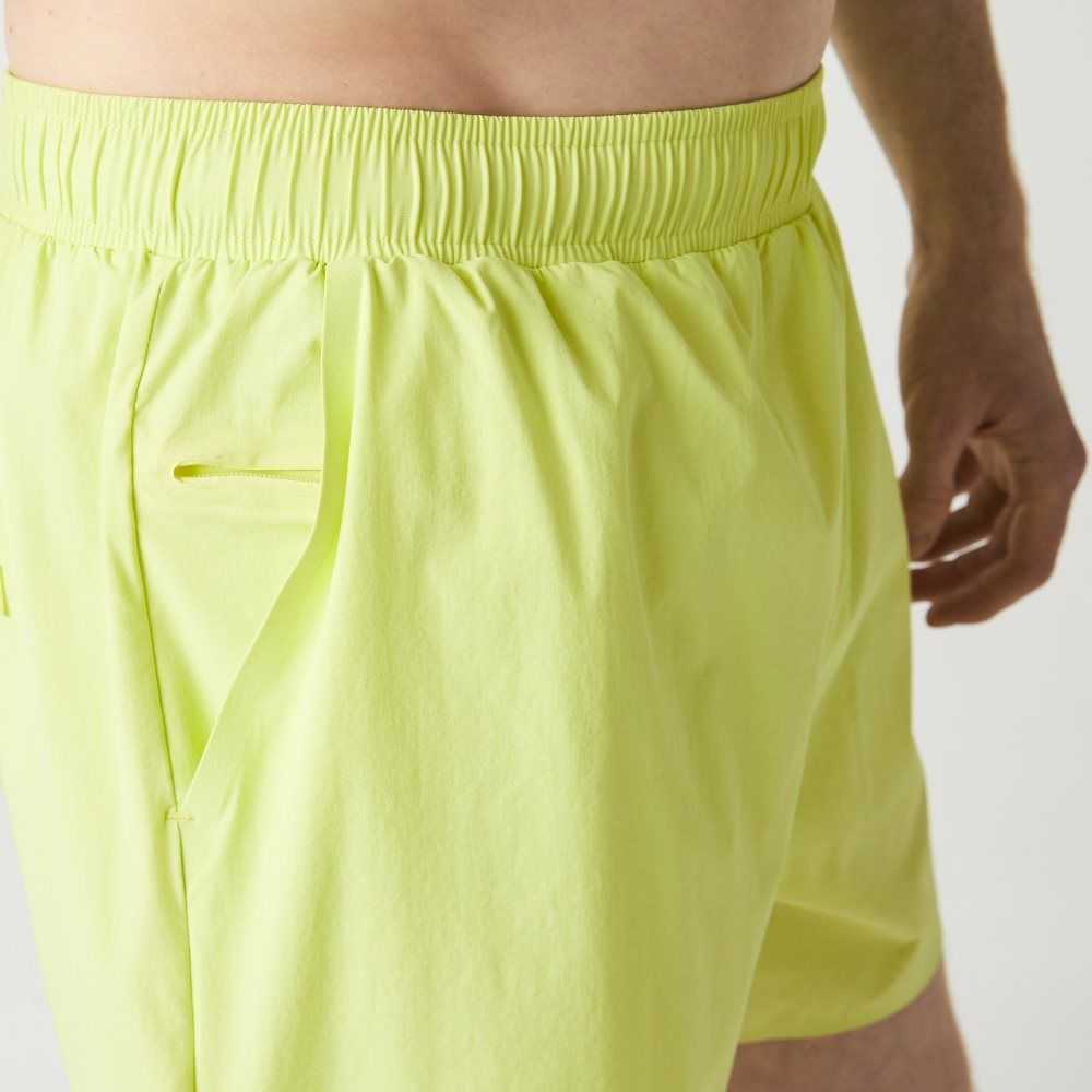 Lacoste Light Swim Trunks Flashy Yellow | JON-731024