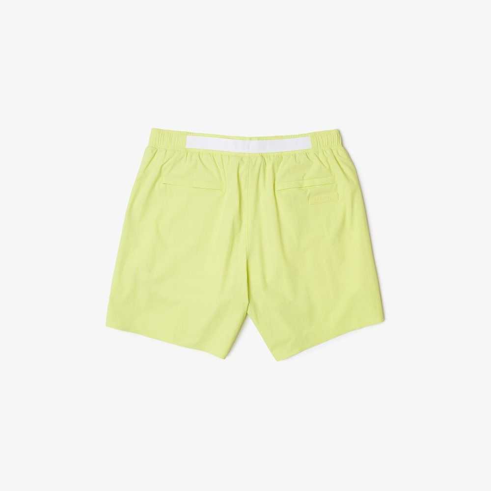 Lacoste Light Swim Trunks Flashy Yellow | JON-731024