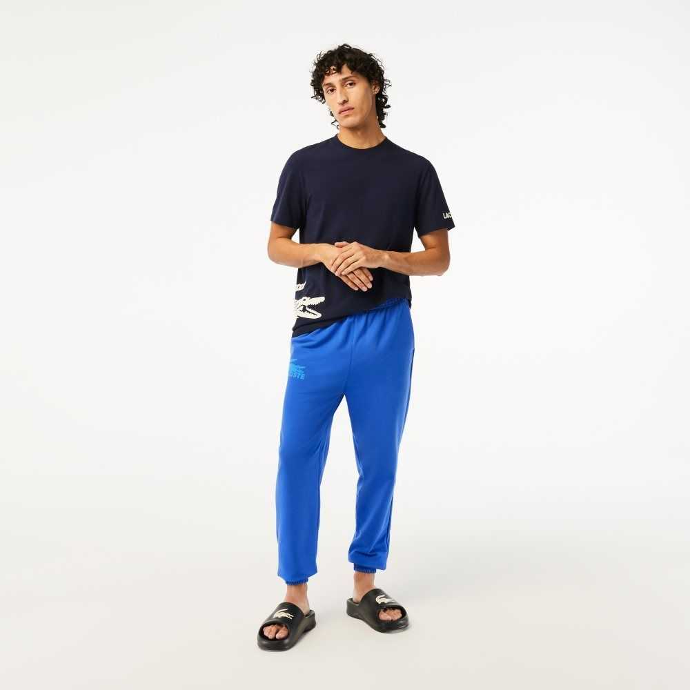 Lacoste Lightweight Lounge Pants Blue | KTF-761840