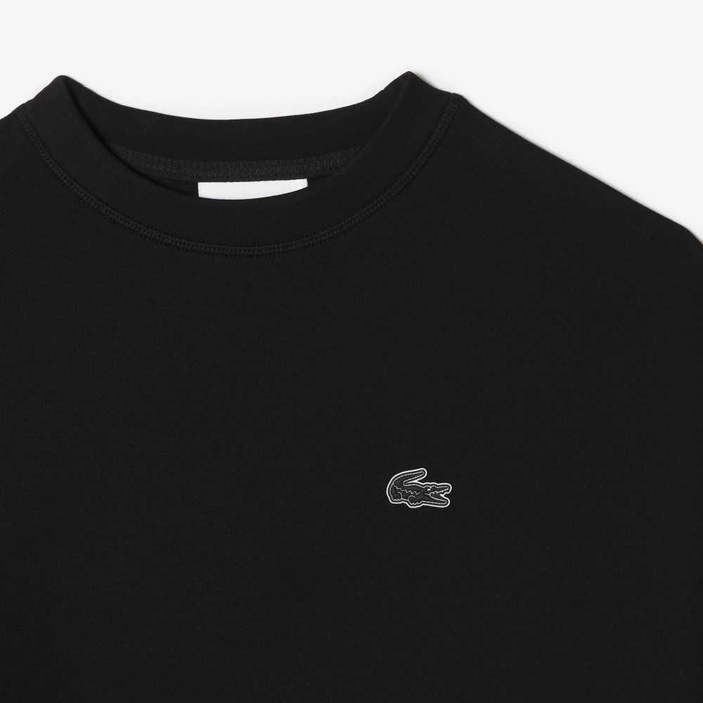 Lacoste Logo Back Sweatshirt Black | AEY-230458