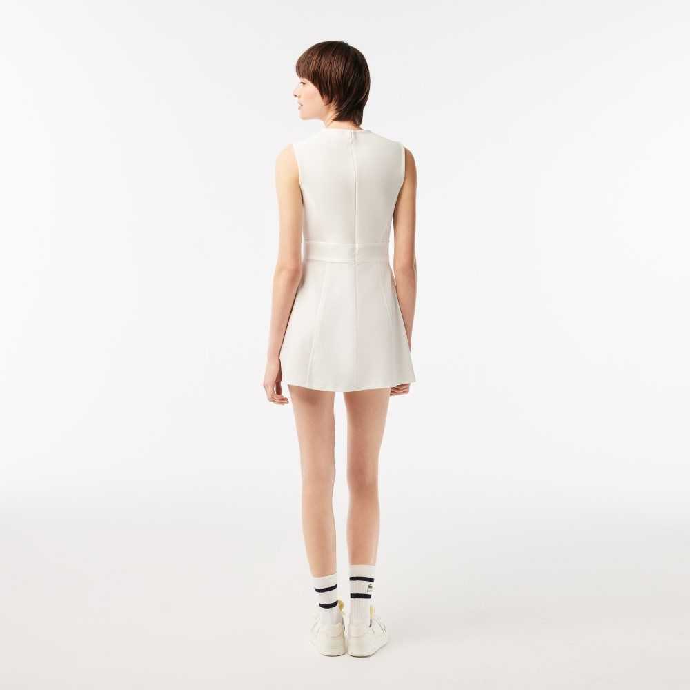 Lacoste Low-cut x Sporty & Rich Tennis Dress White | NFY-243570