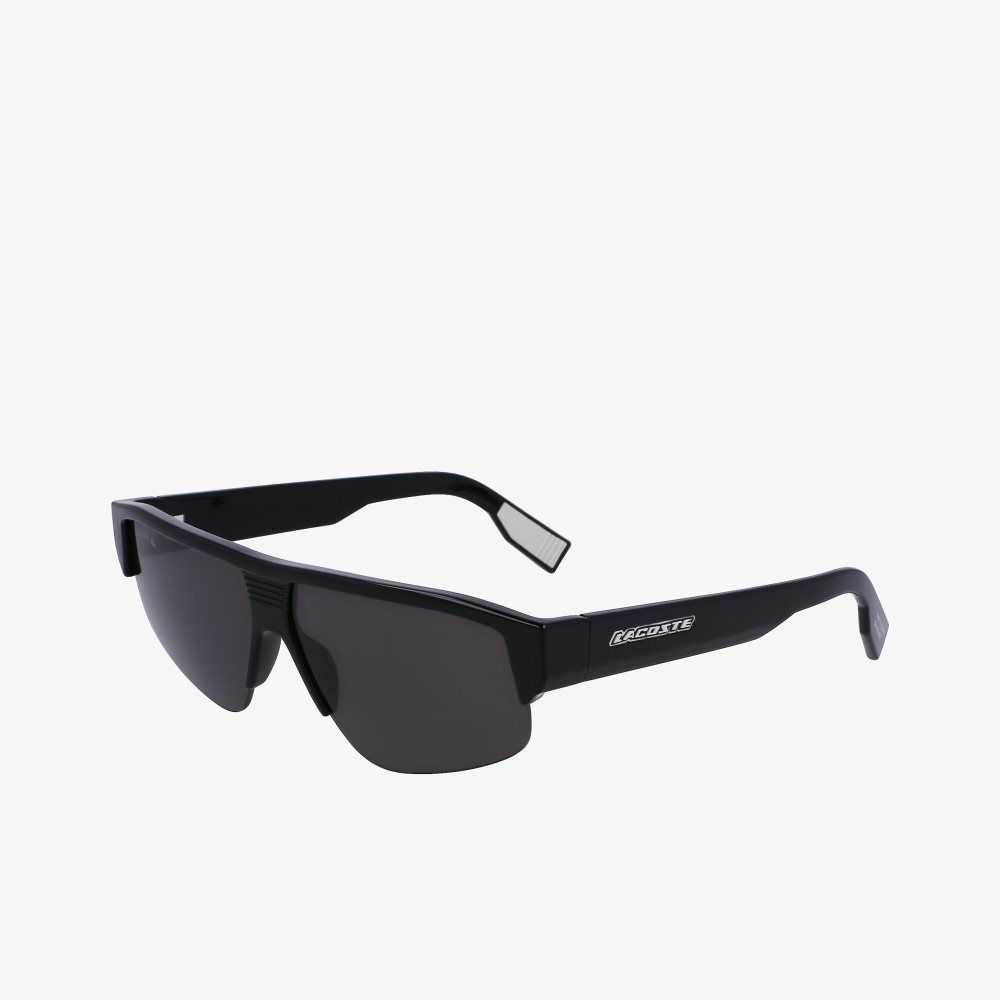 Lacoste Mask Active Sunglasses Matt Black | CFM-208196