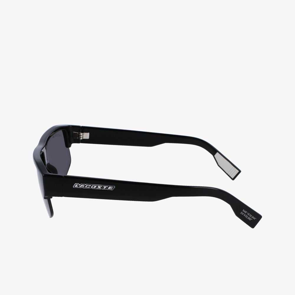 Lacoste Mask Active Sunglasses Matt Black | CFM-208196