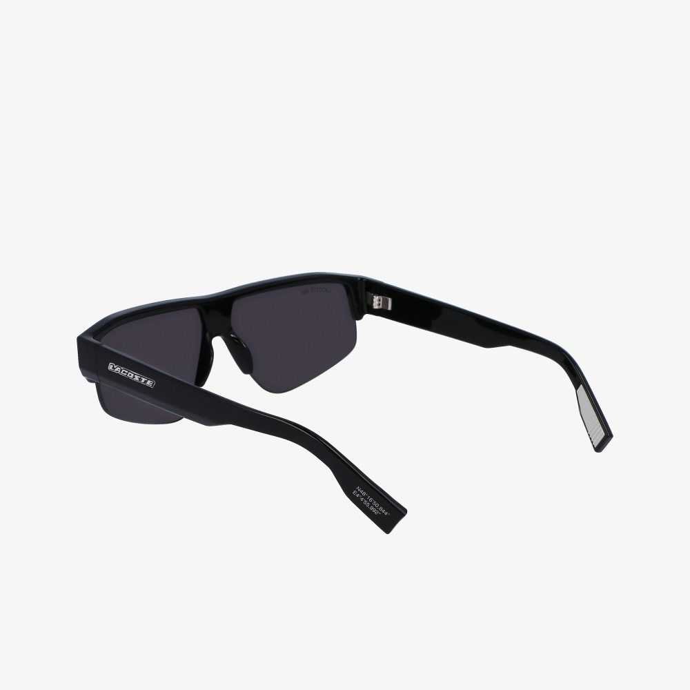 Lacoste Mask Active Sunglasses Matt Black | CFM-208196