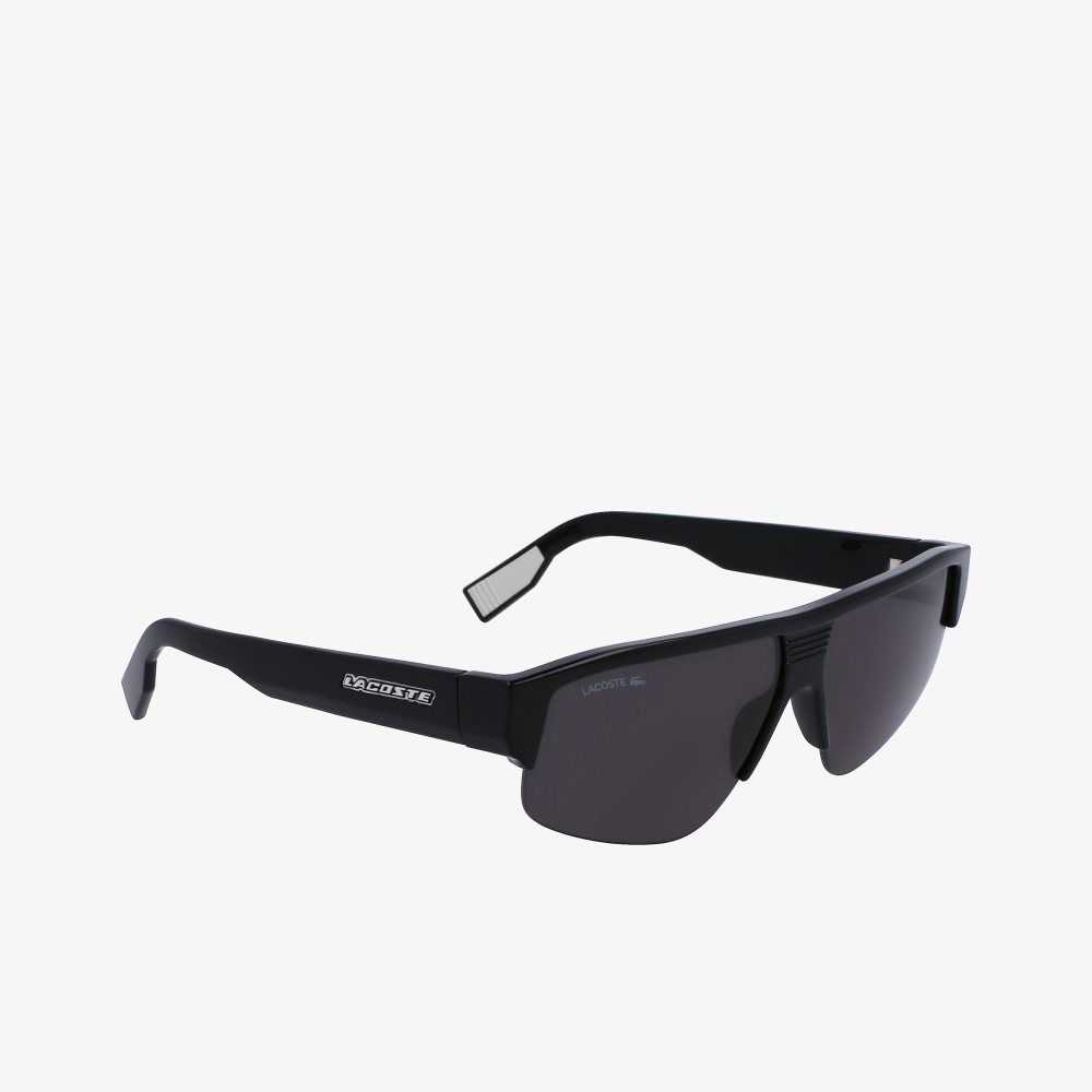 Lacoste Mask Active Sunglasses Matt Black | CFM-208196