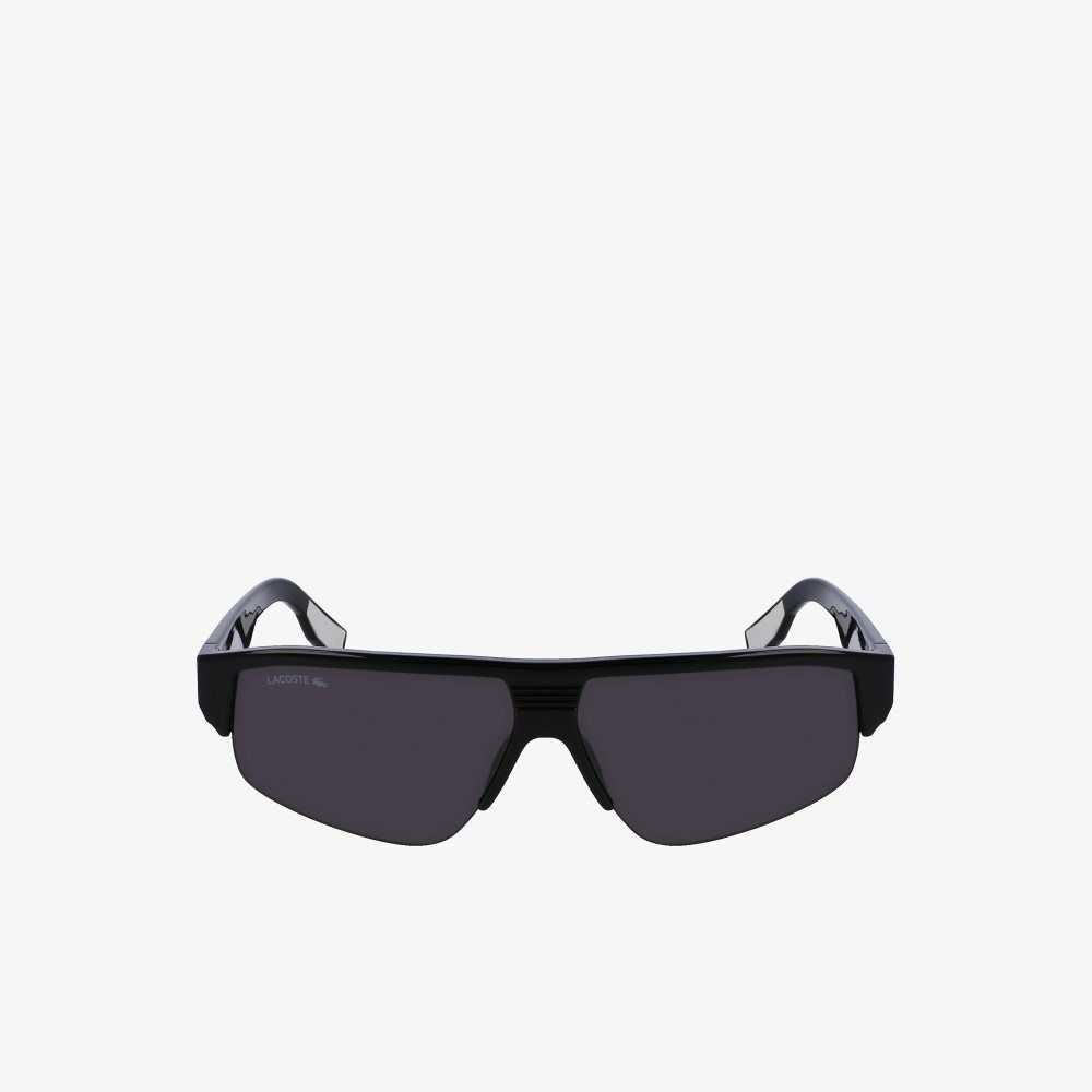 Lacoste Mask Active Sunglasses Matt Black | CFM-208196