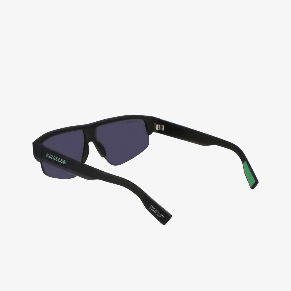 Lacoste Mask Active Sunglasses Matte Grey | MHA-347629