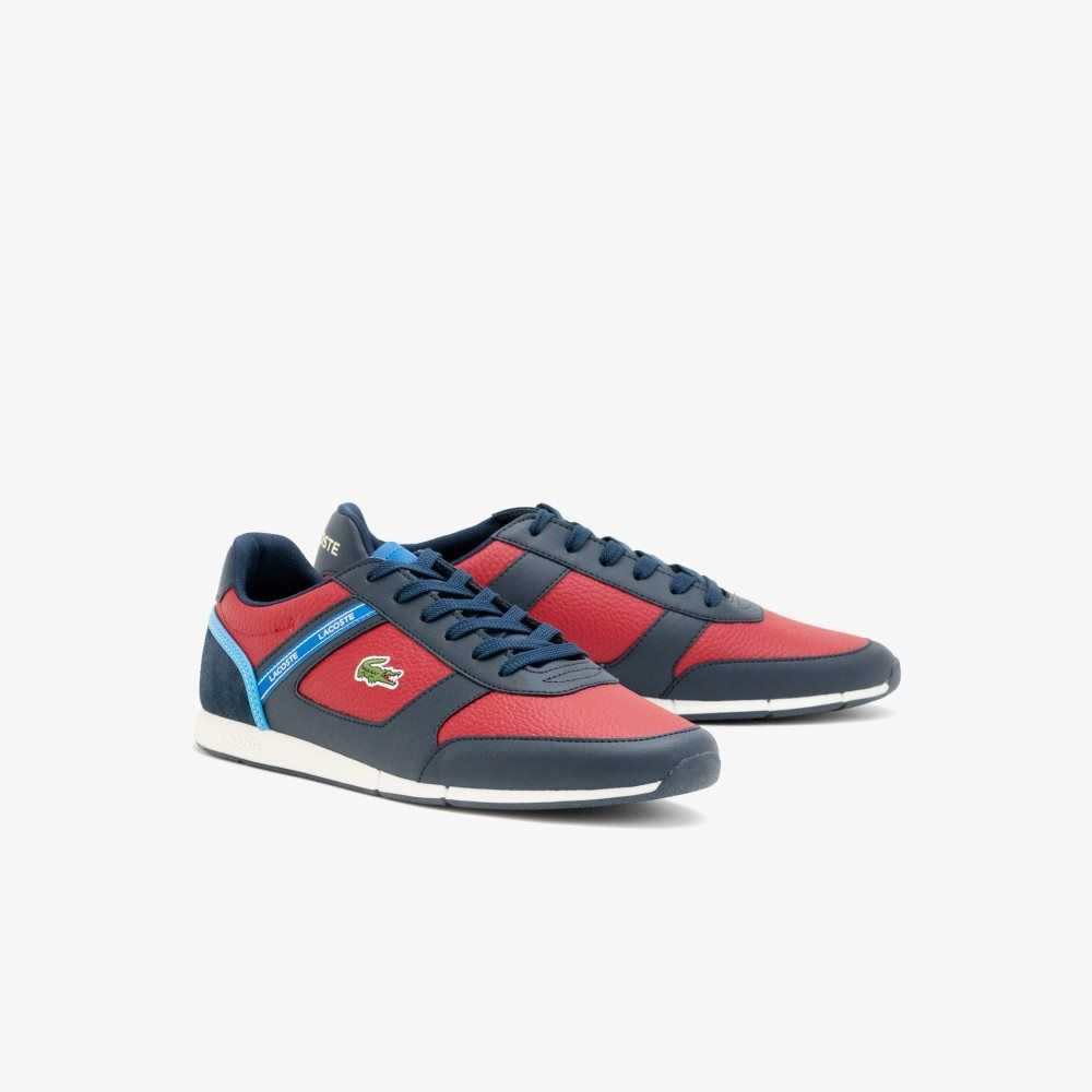 Lacoste Menerva Sport Sneakers Nvy/Red | VKB-860129