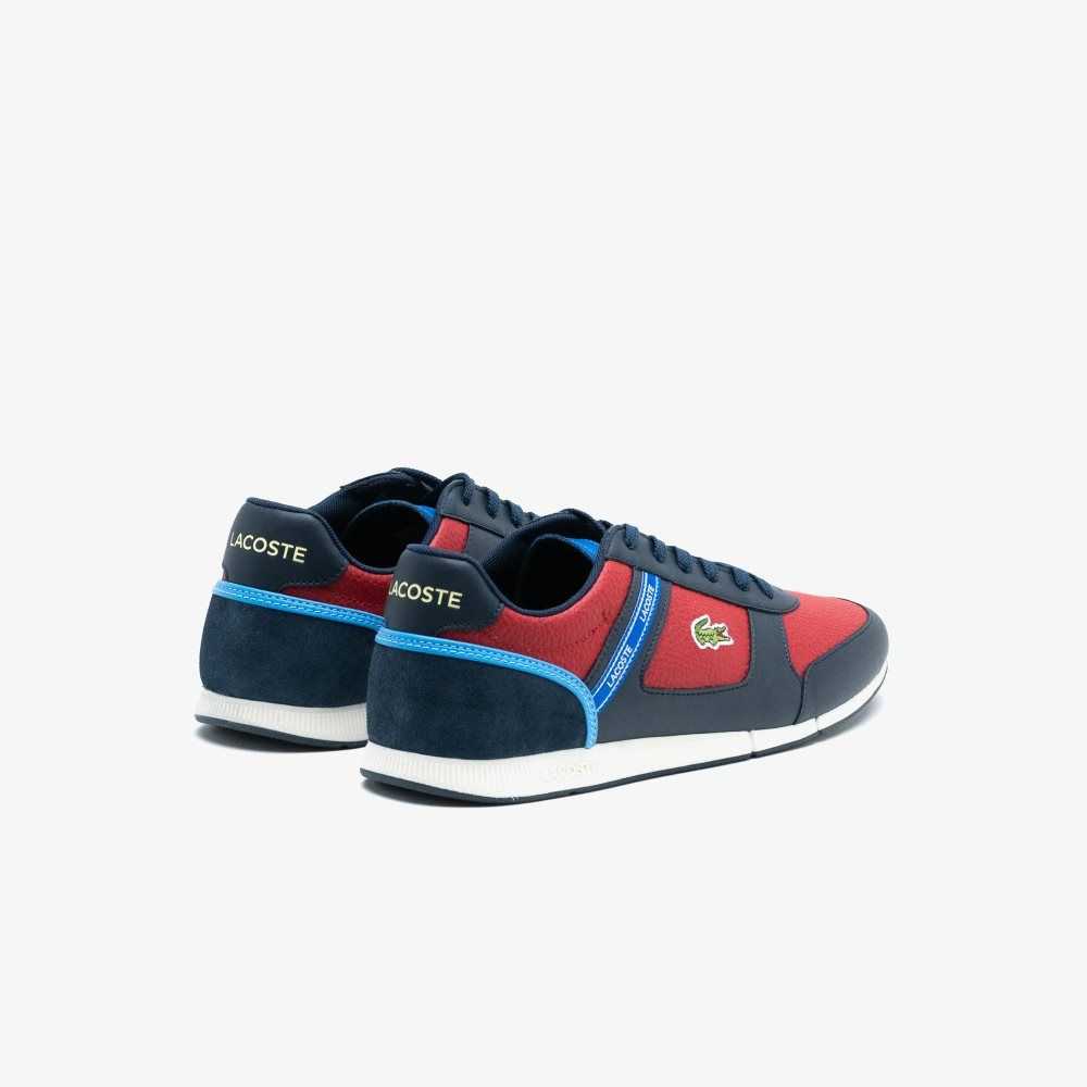 Lacoste Menerva Sport Sneakers Nvy/Red | VKB-860129