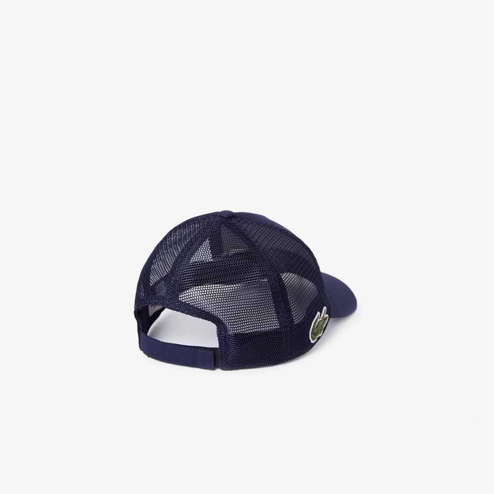 Lacoste Miami Open Hat Navy Blue | NTY-054172