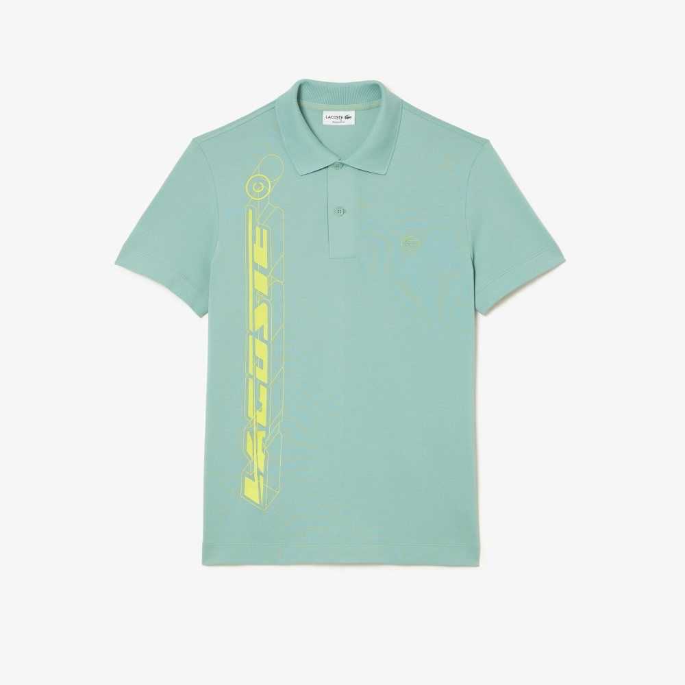 Lacoste Movement Signature 3D Polo Mint | JPQ-732561