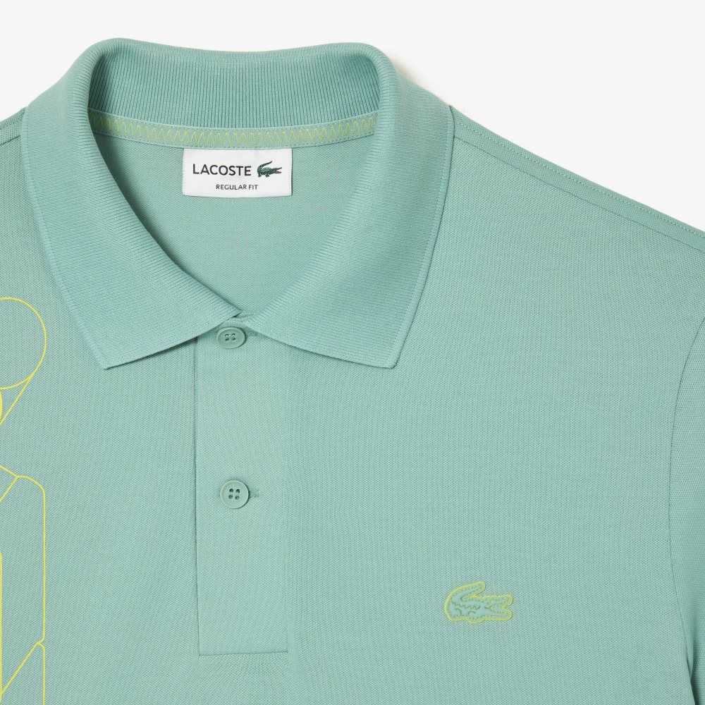 Lacoste Movement Signature 3D Polo Mint | JPQ-732561