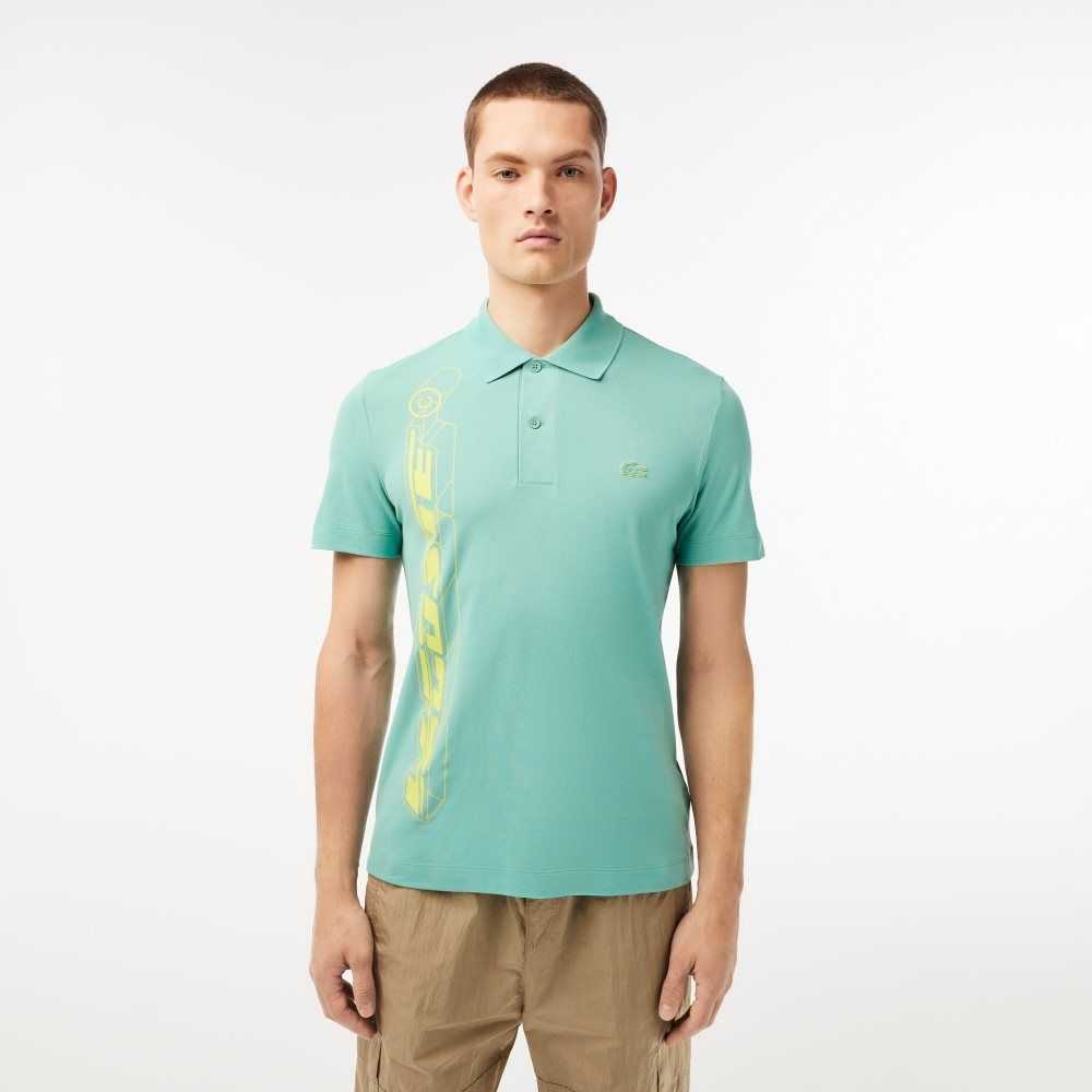 Lacoste Movement Signature 3D Polo Mint | JPQ-732561