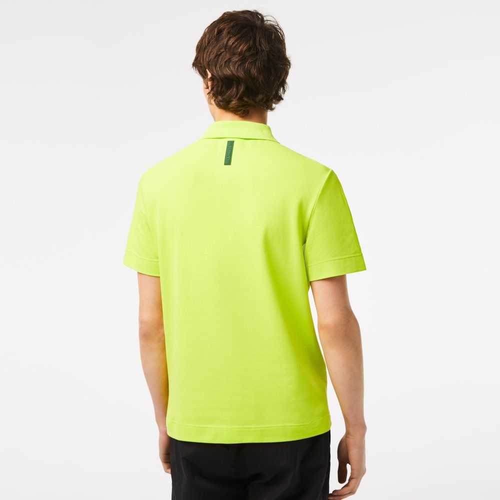 Lacoste Movement Ultra Light Pique Polo Yellow | GWH-087952