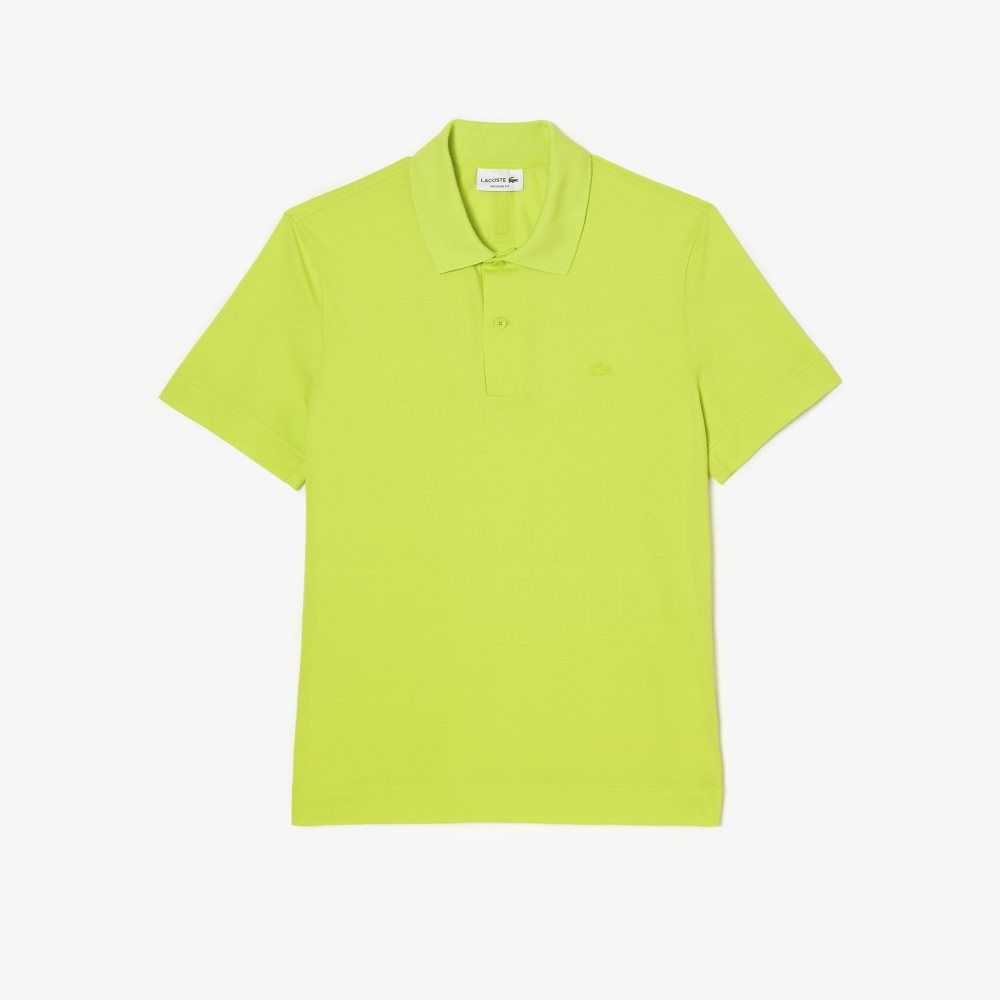 Lacoste Movement Ultra Light Pique Polo Yellow | GWH-087952