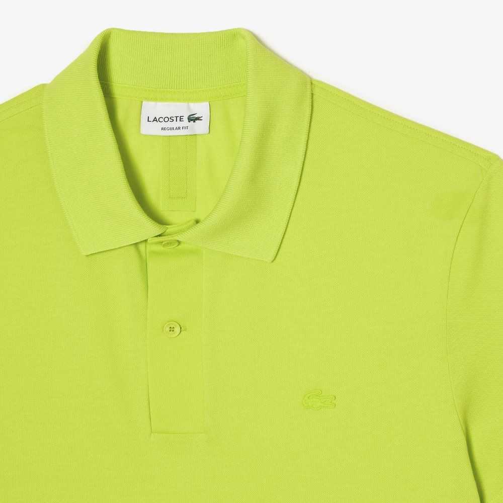 Lacoste Movement Ultra Light Pique Polo Yellow | GWH-087952