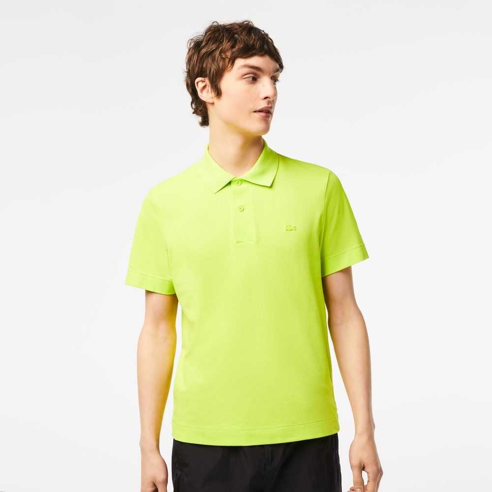 Lacoste Movement Ultra Light Pique Polo Yellow | GWH-087952