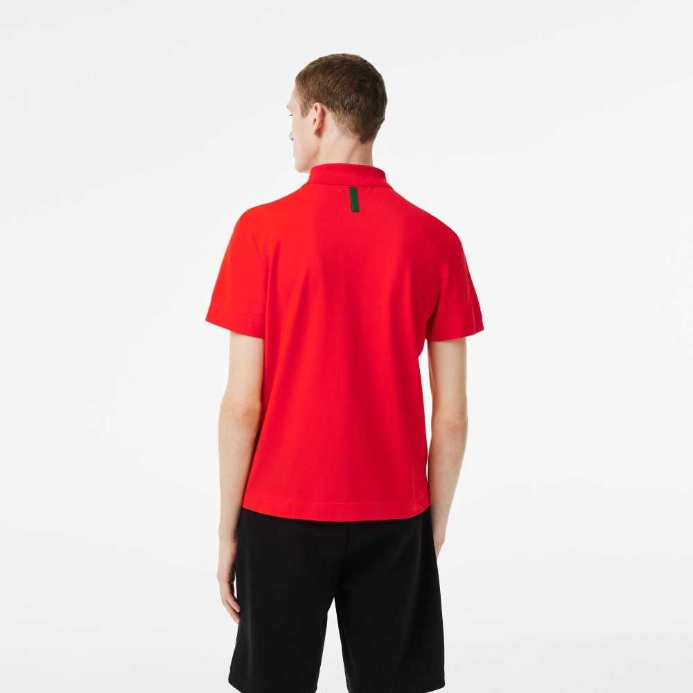 Lacoste Movement Ultra Light Pique Polo Red | KWV-198537