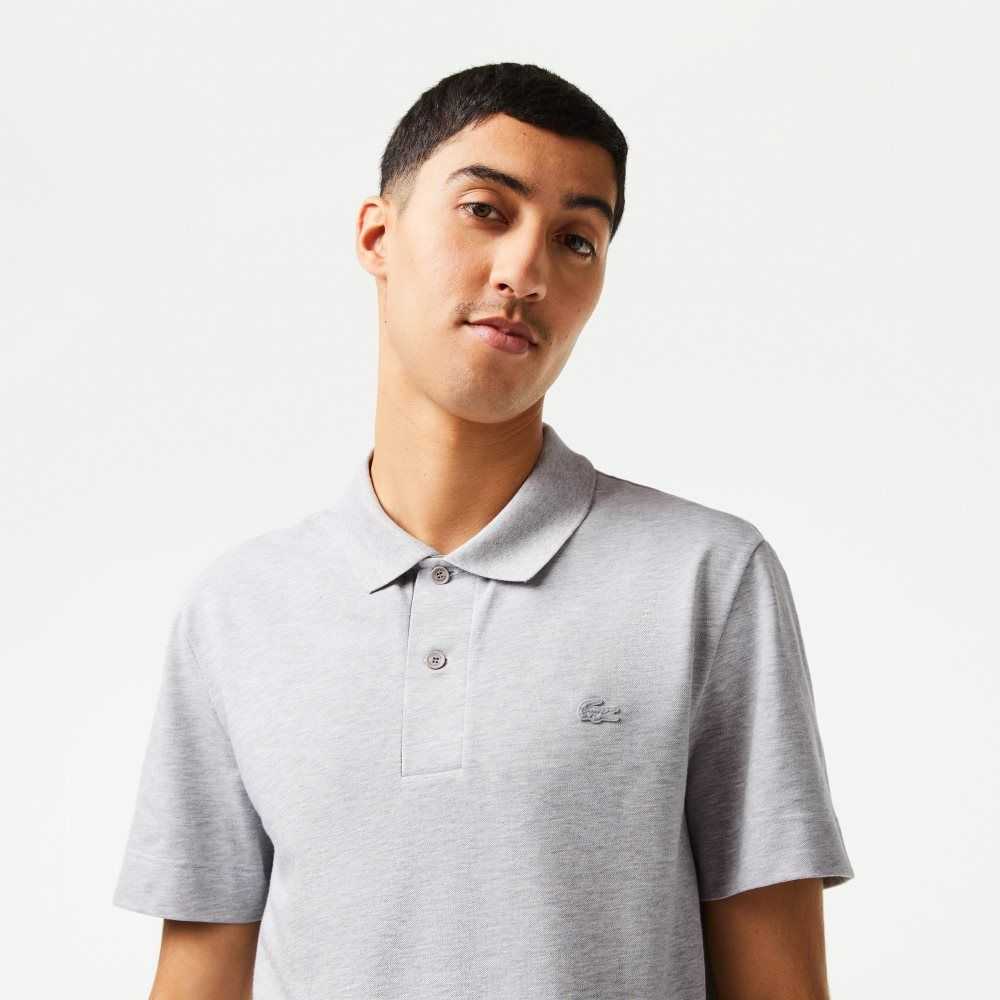 Lacoste Movement Ultra Light Pique Polo Grey Chine | LFE-614397